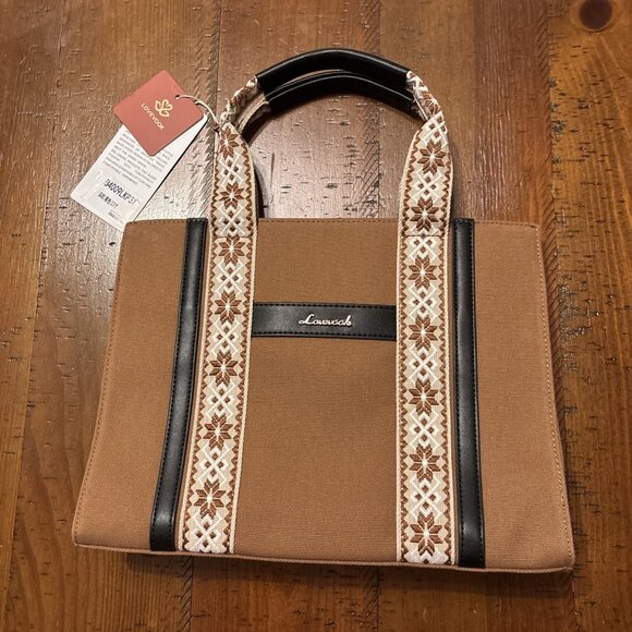 Lovevook Western Fall Canvas Purse NWT Handbag Or Tote - Picture 1 of 8